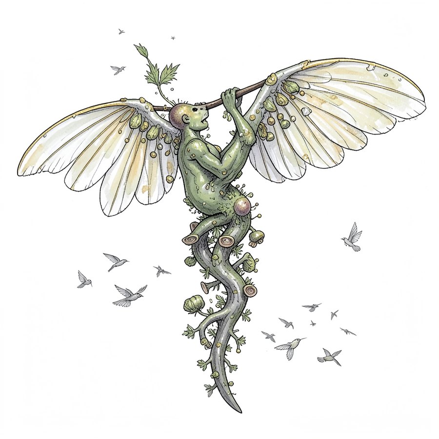 Answering Breath, the whole specimen