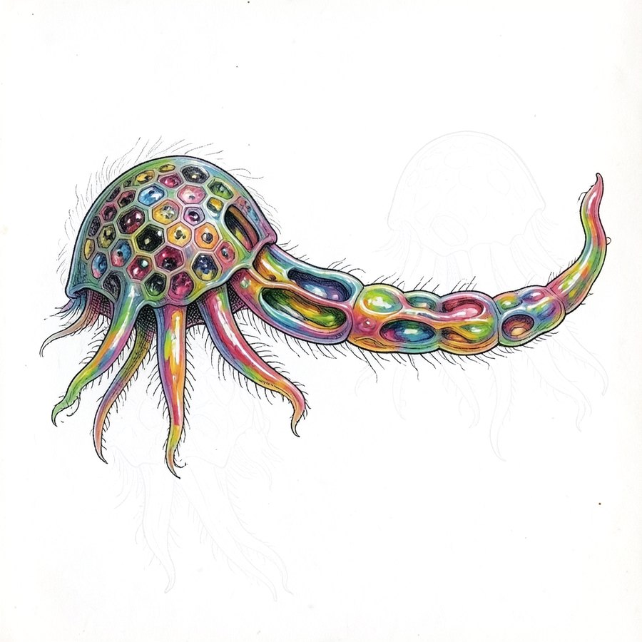 Foreseeing Polyp, the whole specimen