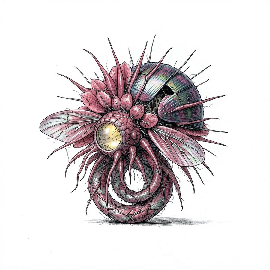 Inward Eye, the whole specimen
