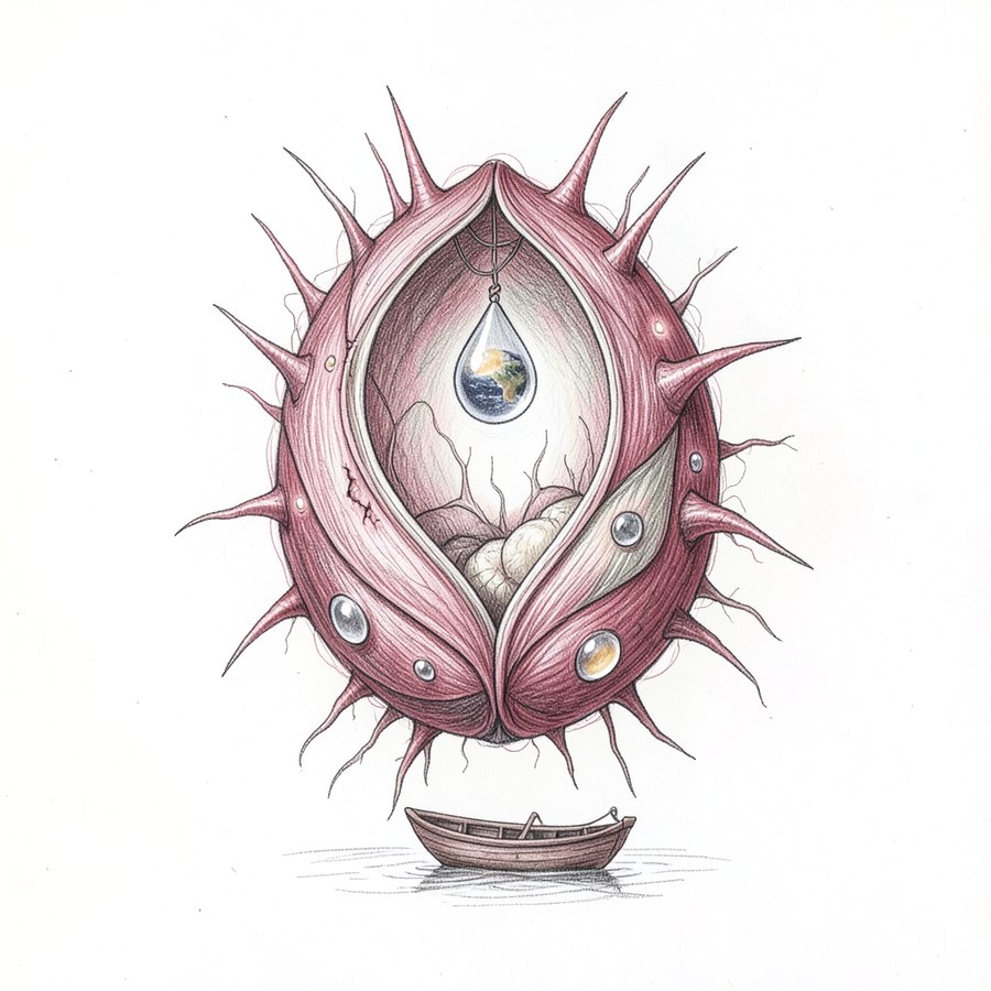 Hollow Listener, the whole specimen